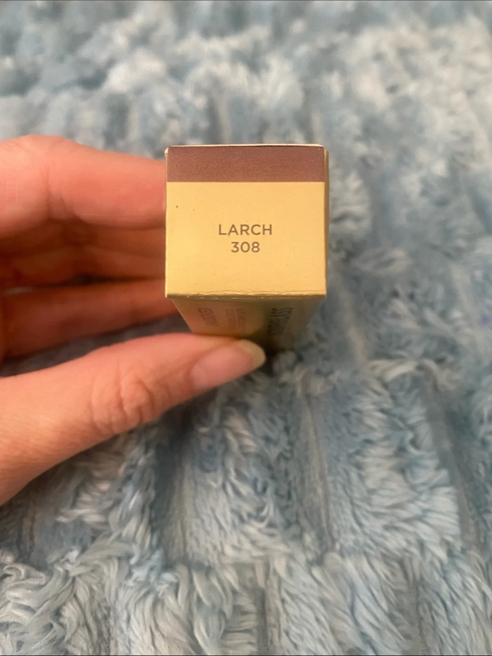 Brand New in Box Hourglass Unlocked Satin Crème Lipstick in Larch 308 Full Sz 4g